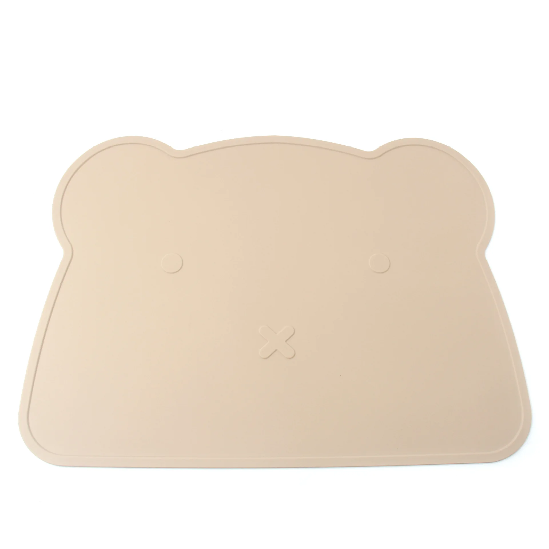 Silicone Cartoon Bear Placemat Kids Plate Mat Food Grade Silicone Table Pad Waterproof heat insulation Kitchen gadget Easy Clean