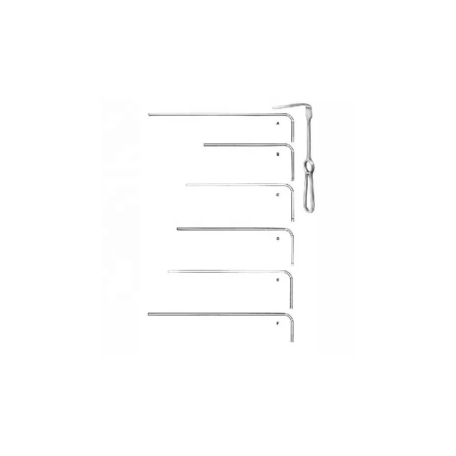 desmarres lid retractors / rectal retractor / suction retractor