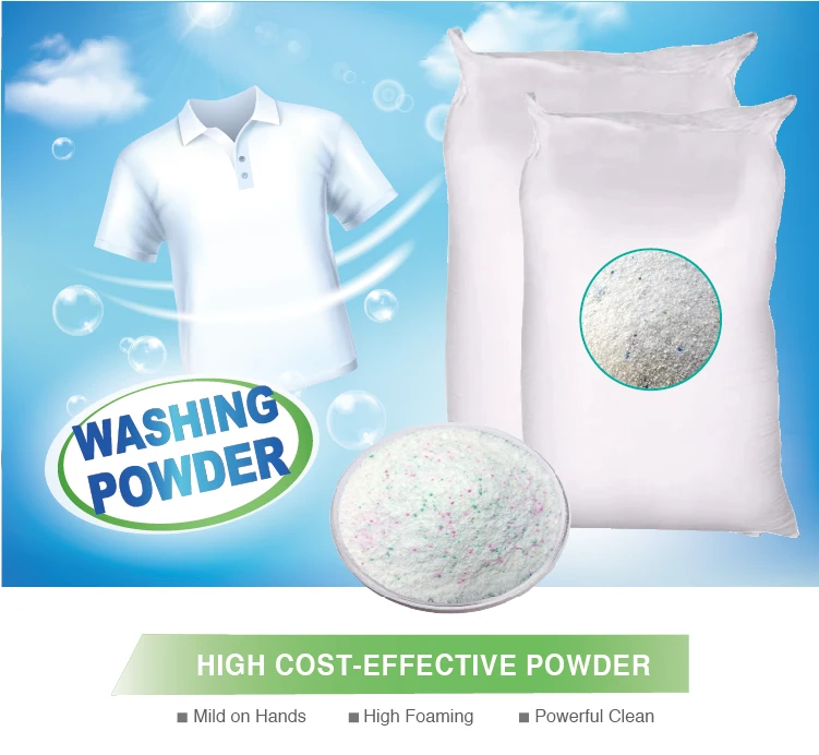 LIBY laundry detergent washing powder raw materials detergente a granel en polvo price algeria bulk clothes hand wash detergent