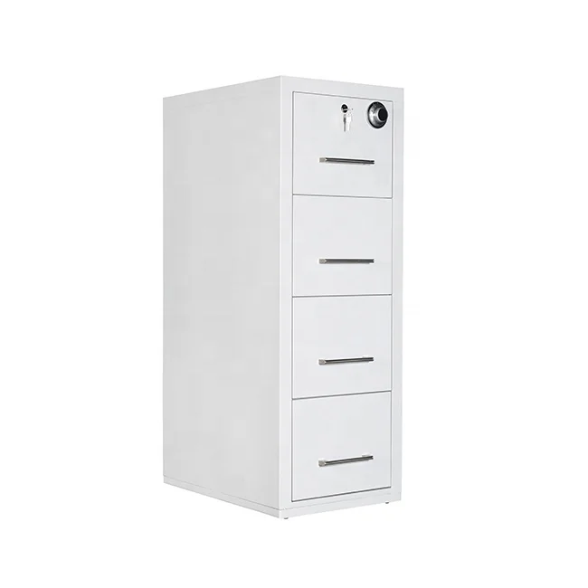Drawer cabinet wholesale fireproof 4 drawer storage file cabinets 1 hour lockable office filing cabinet with safe box