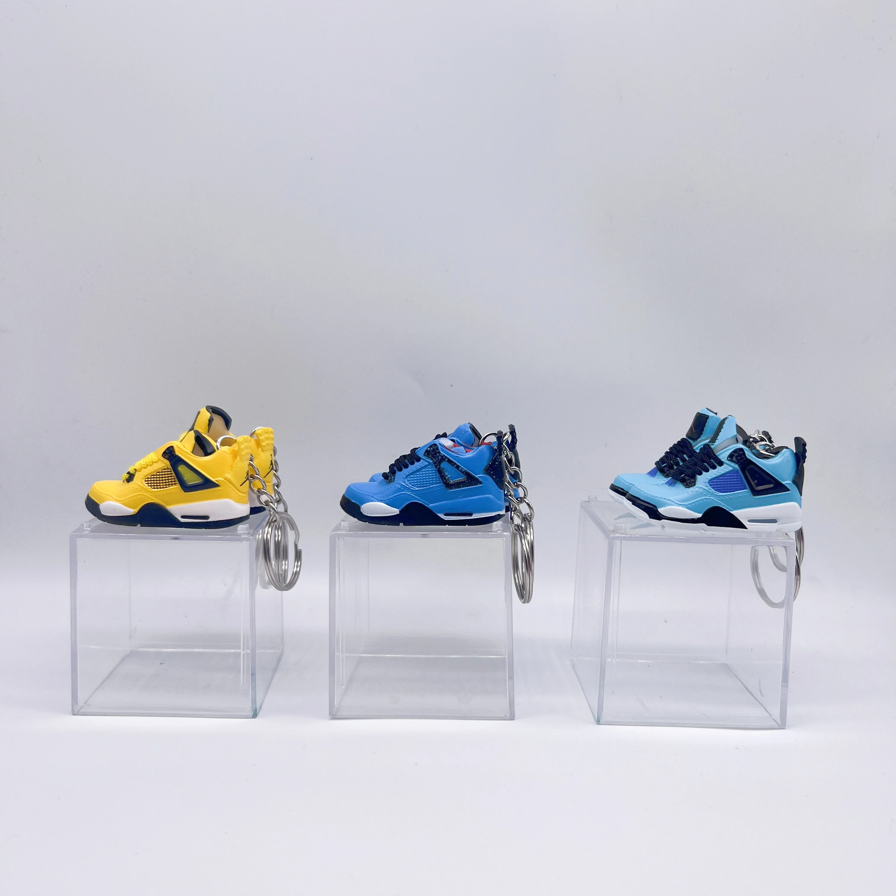 Free Shipping 3D Mini PVC Sneaker Shoe Keychain Gift for Sneaker Fans Sample Included