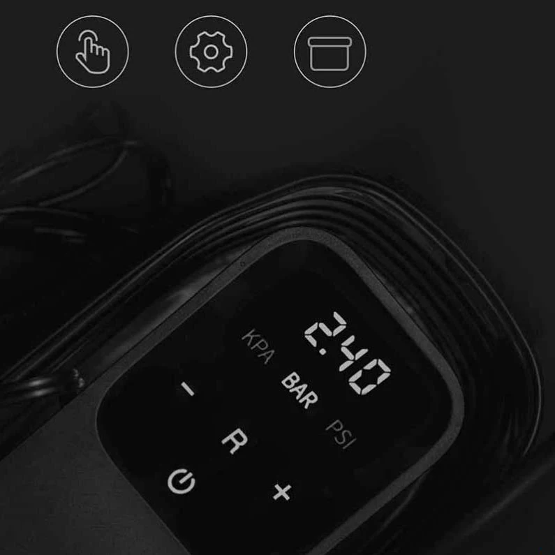 Горячий 70mai воздушный компрессор 12V 600A умный сенсорный монитор давления в шинах автомобильный воздушный насос мини шинный насос