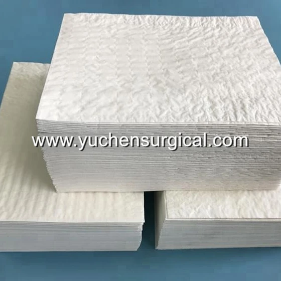 Customized 3 Ply or 4 Ply Medical Scrim Reinforced Disposable Paper Hand Towels For Clinic