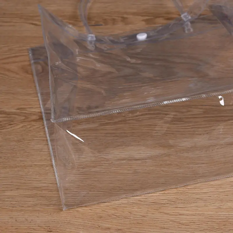 PVC Transparent Plastic Tote Bags Gift Bags Waterproof Bags With Favorable Price