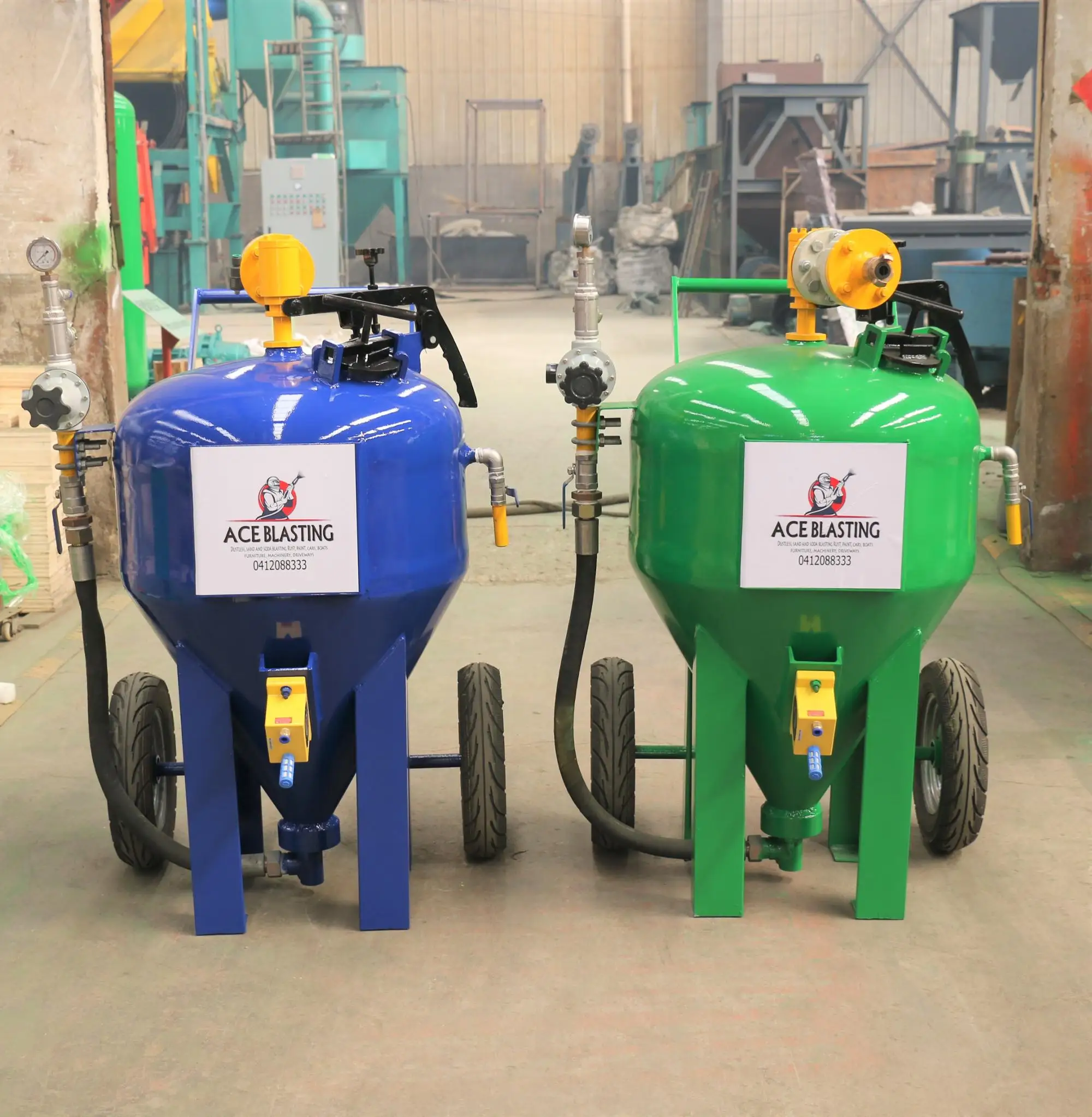 Portable sand blasting machine, Sandblaster