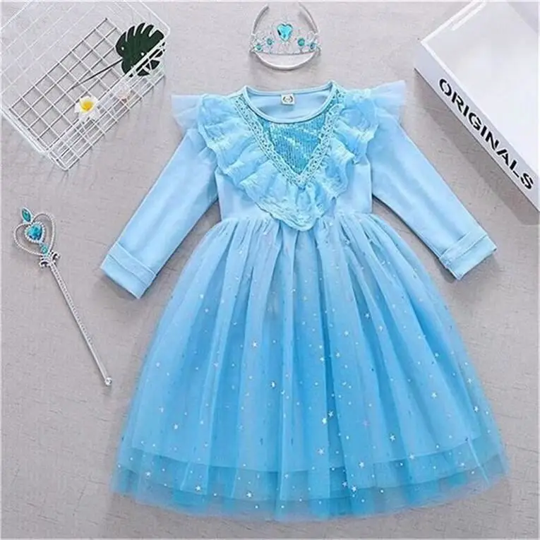 Simple Custom 4 Years Old Prences 6Year Girl Baby Dress Tween Girls Dresses
