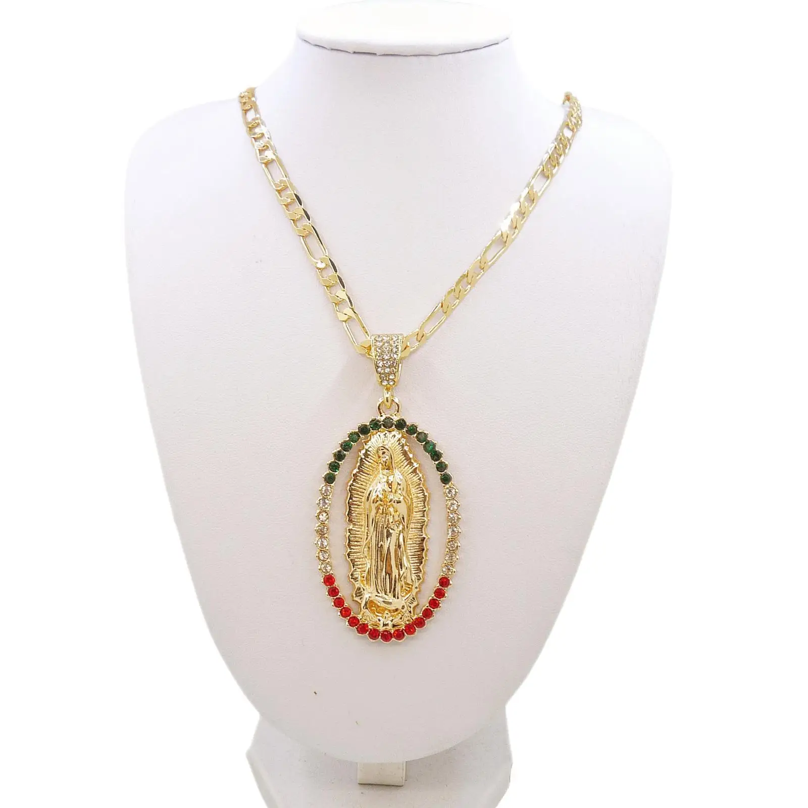 Europe and the United States cross-border manufacturers directly supply the Virgin Mary series pendant necklace