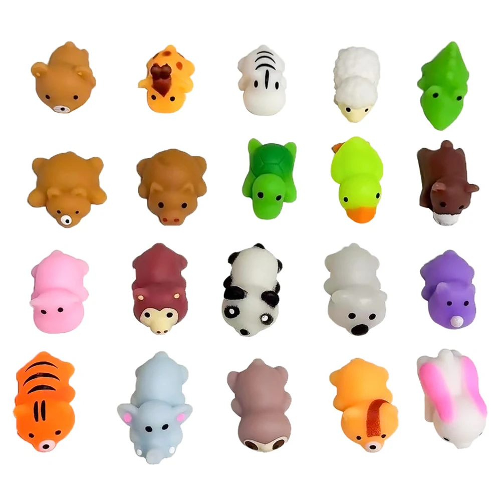 JinYing Lovely 20 Styles TPR Stress Relief Squishy Squeeze Toy Soft Animal New TPR Toys for Kids