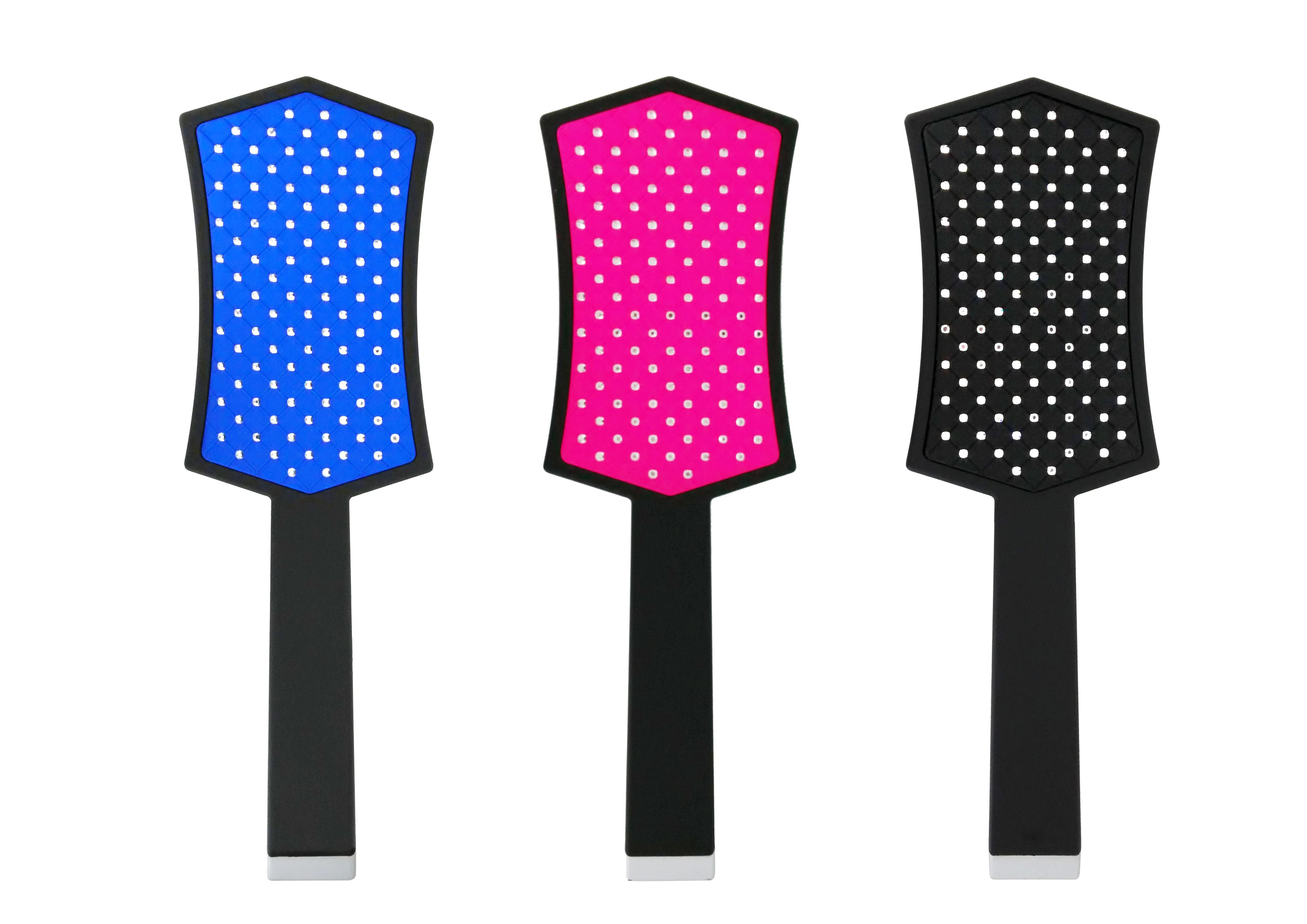 Detangle Brush Plastic Magic Diamond Hair Brush  diamond design