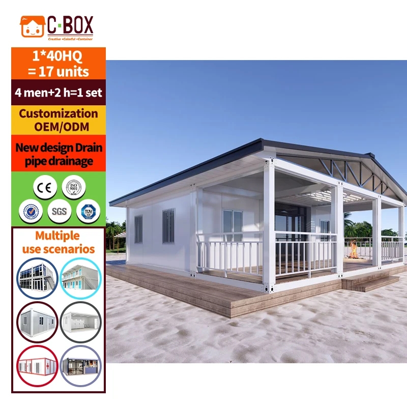 Cbox 20ft Cheap Australian Fast Construction Cheap light steel prefab container houses for sale