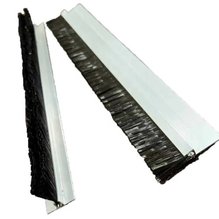 High Gloss Epoxy Black Carbon Fiber Vinyl strip brushes