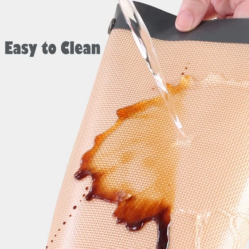 Fiber Baking Tray Mat Non-stick Silicone Oven Mat Roast Chicken Baking Mat