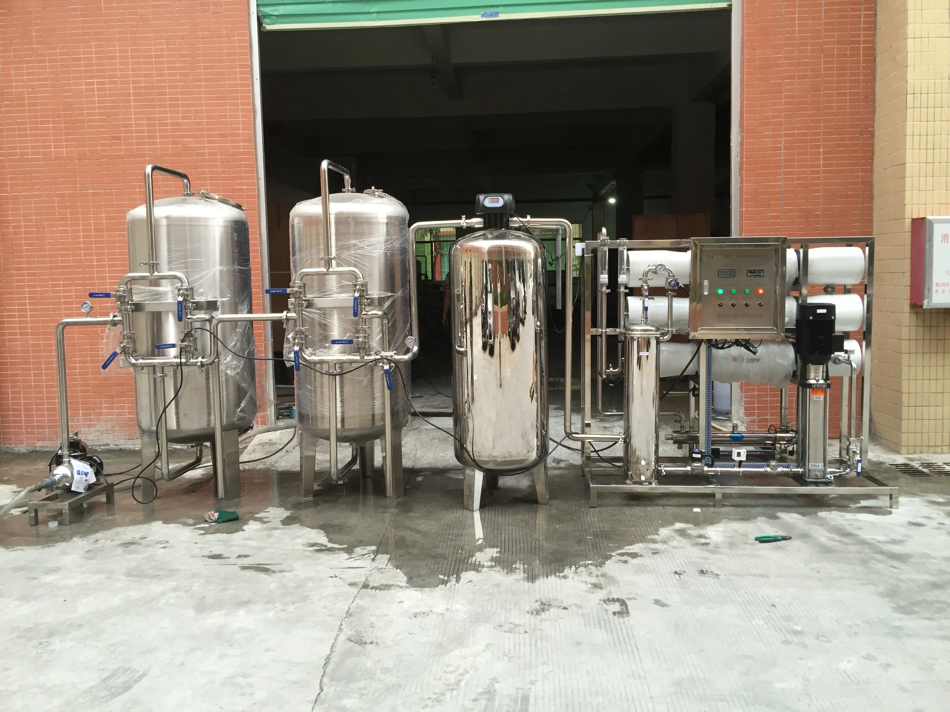Stainless Steel Osmosis Inversa 3000 planta de purificador de agua Water Purifier Industrial Ro Water Machine For Bottled Water