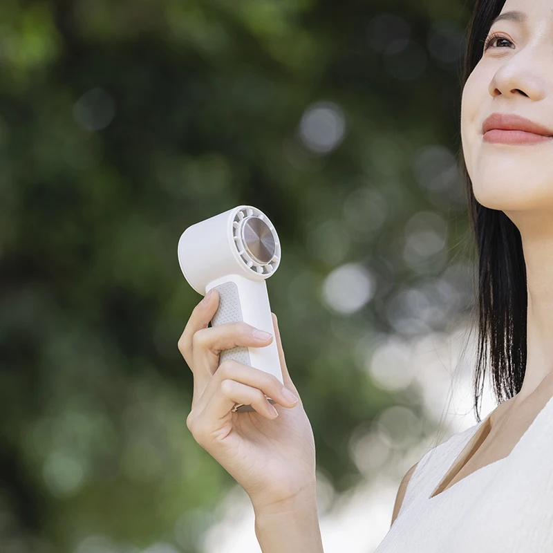 Strong wind cold compress Handheld refrigeration fan Desktop turbine Outdoor small convenient fashion quiet small fan