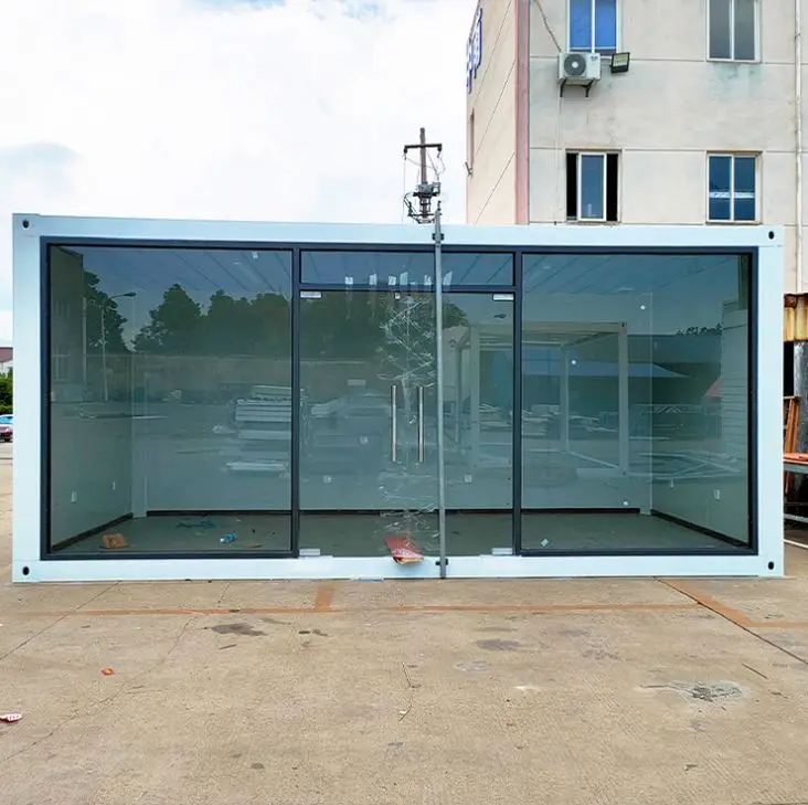 prefab modular container retail store building prefabricated shopping mall container house home
