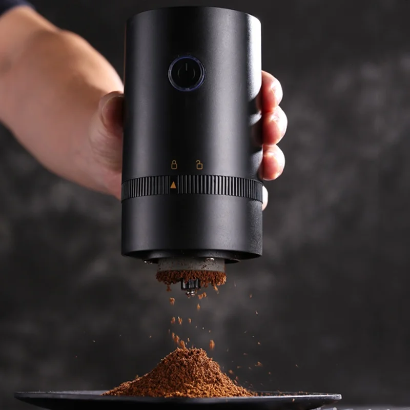 Automatic Portable USB Rechargeable Electric Coffee Mill Ceramic Core Rechargeable Portable Coffee Grinder