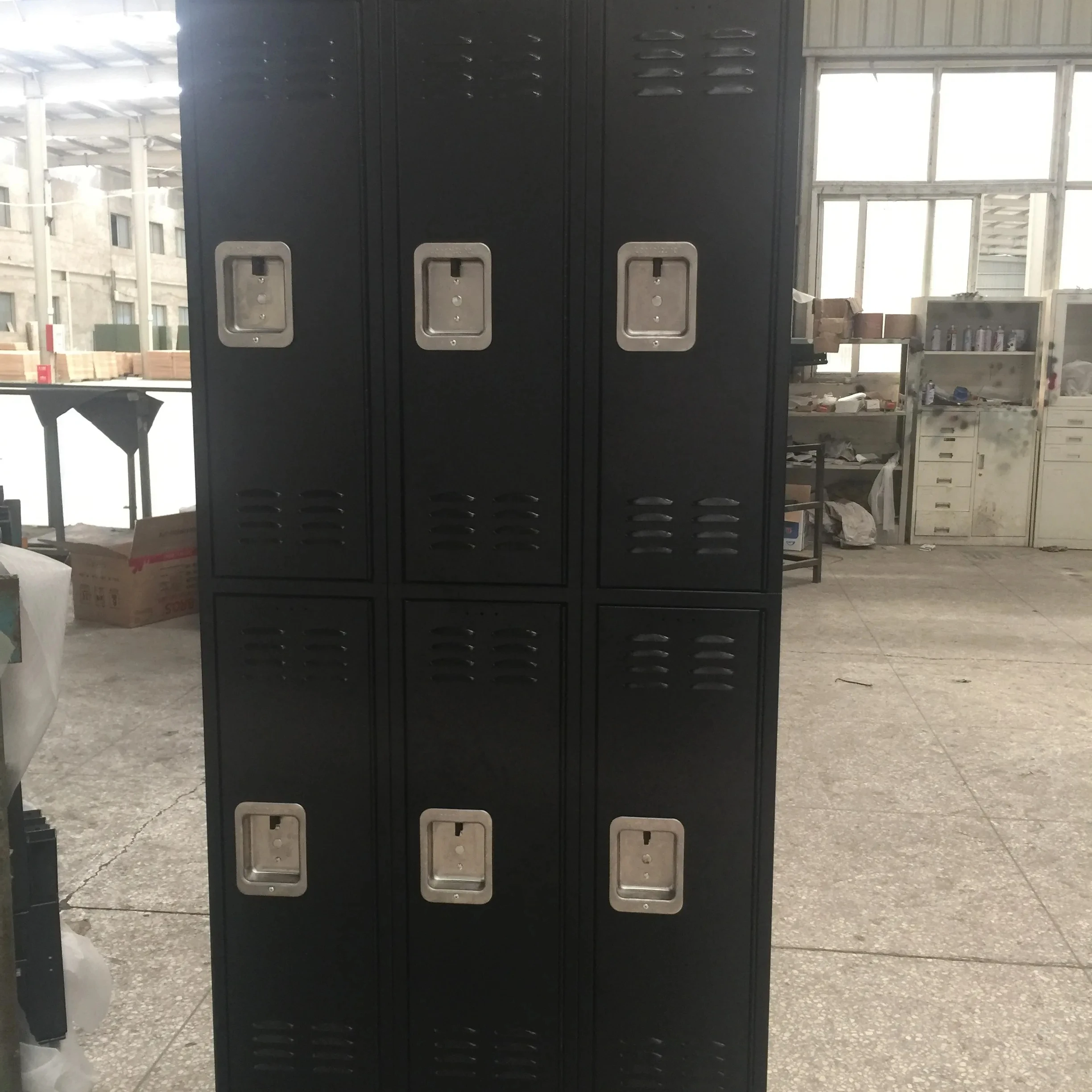 Special customization Bigger handle 6 Doors Locker Colorful  Metal Storage Cabinet Steel Cupboard Metal Cabinet locker