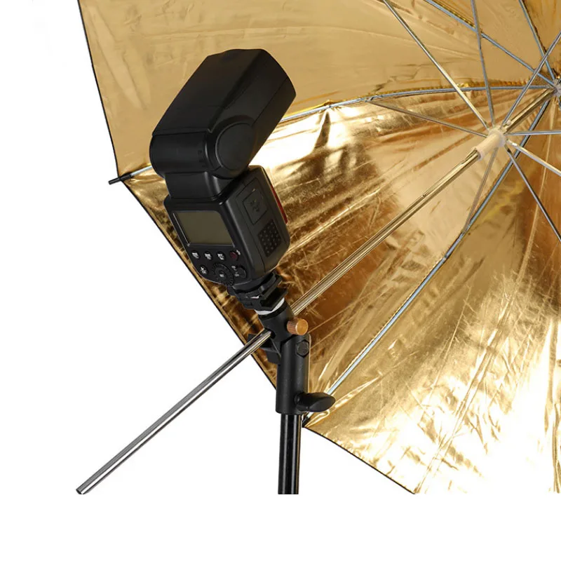 
Hot Sale Arcury Black and Golden Reflective lighting Umbrella UB03_33 