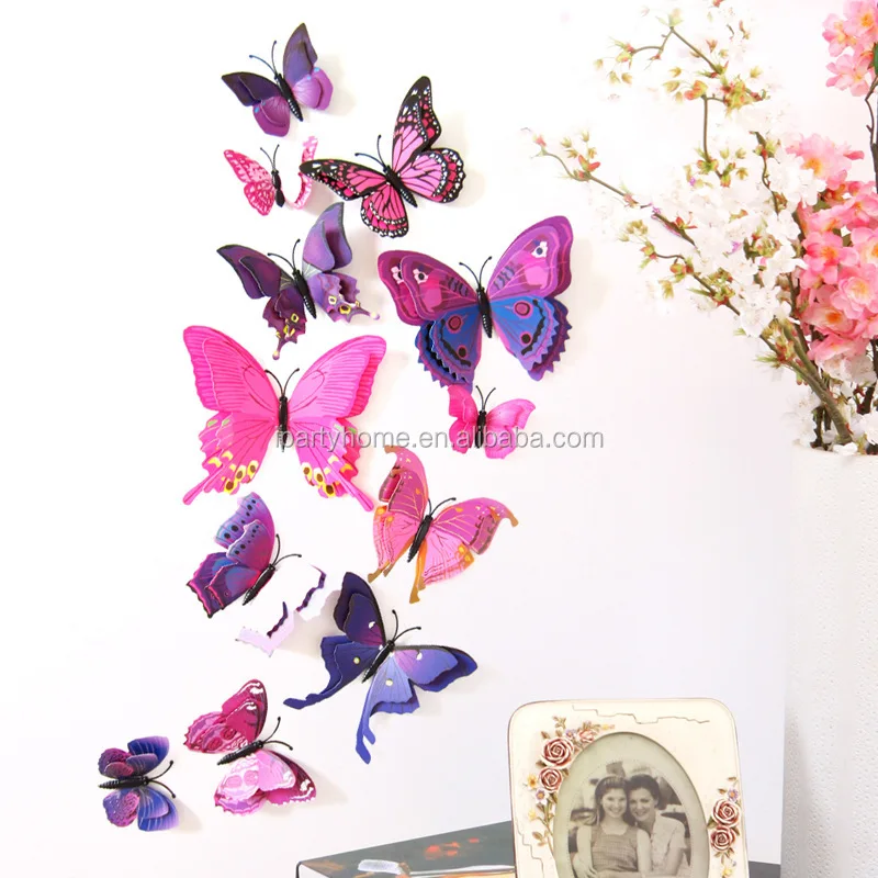 Events Wedding Decoration Fairy Garden Flying Butterfly for Party
