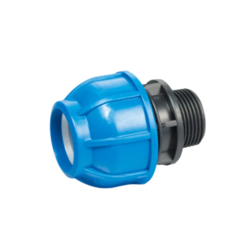 High Performance Plastic End Cap Plug Pipe Fittings Compression Connector For Water Tube