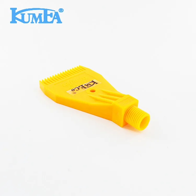 KUMEA 727 ABS Plastic Blowing Nozzle WindJet Air Blowing Nozzle 1/4 Wind Jet Flat Spray Compressed