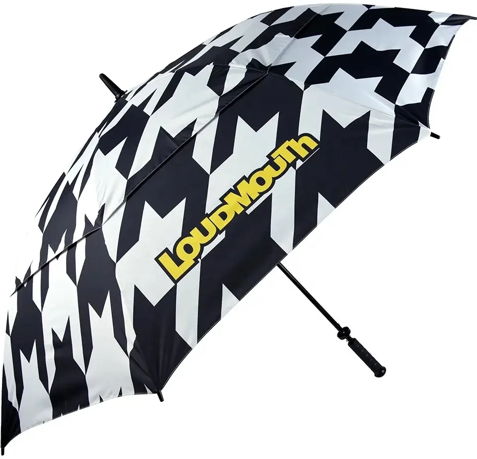 LS Double Canopy Automatic Golf Umbrella Extra Large Oversize travel automatic Windproof Waterproof for Men and Women