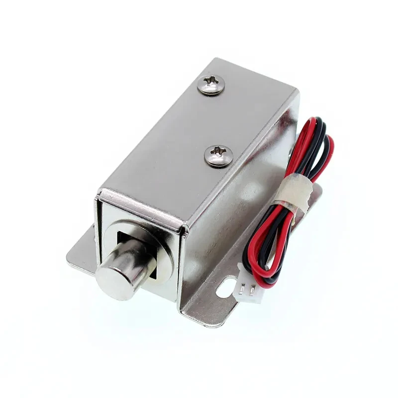 DC12V Furniture Lock Mini Electric Solenoid Electromagnetic Door Drawer Tongue down Type