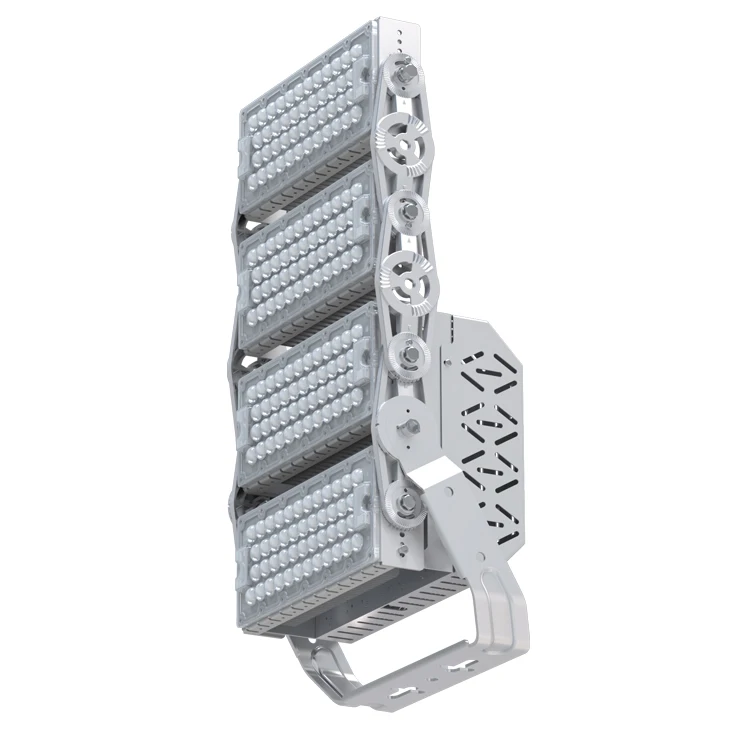 3700 Lumen 1000Watts 500W Outdoor Long Distance Projector Luminosity White Tower Stadium Module Flood Light For Padel Courts