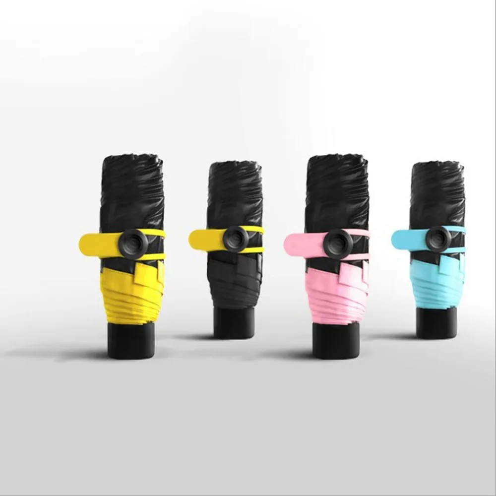 Quality Mini Pocket Umbrella Women Sun and Rainy Fashion Folding Umbrellas 195g Small Sun Parasol Rain