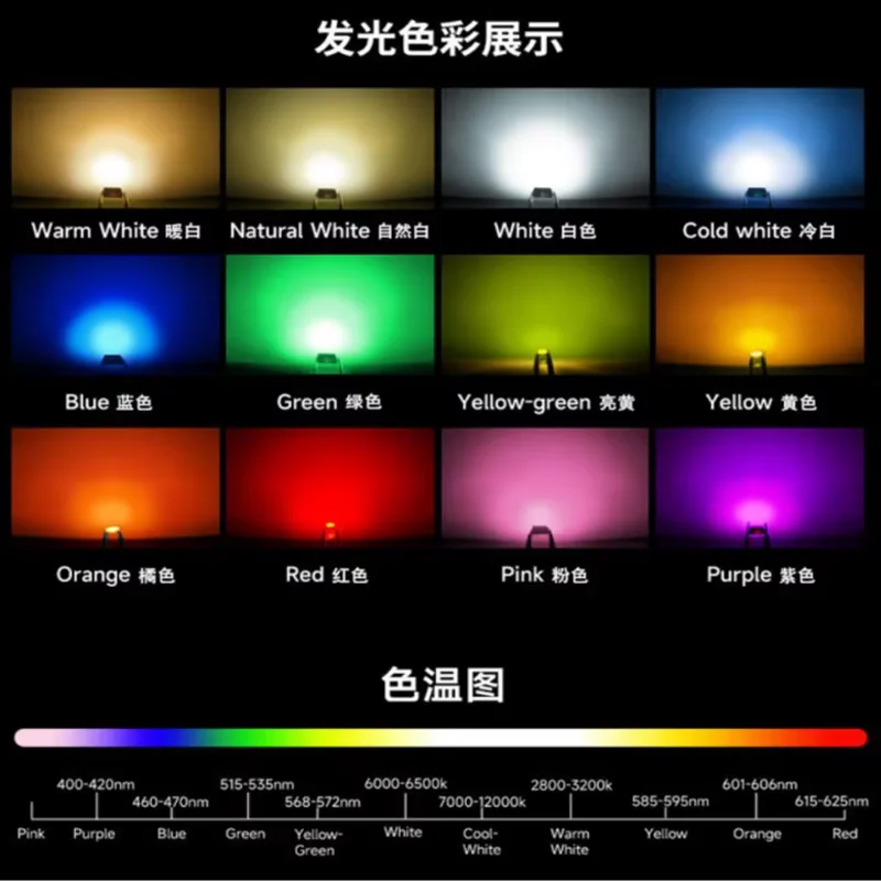 2835 High Light Effect SMD LED Lamp Bead Natural 38-42LM60MA0.2W0.5W 1W 6000K Is White Warm White 40 80 HF 01 Smd Led 0805 405nm