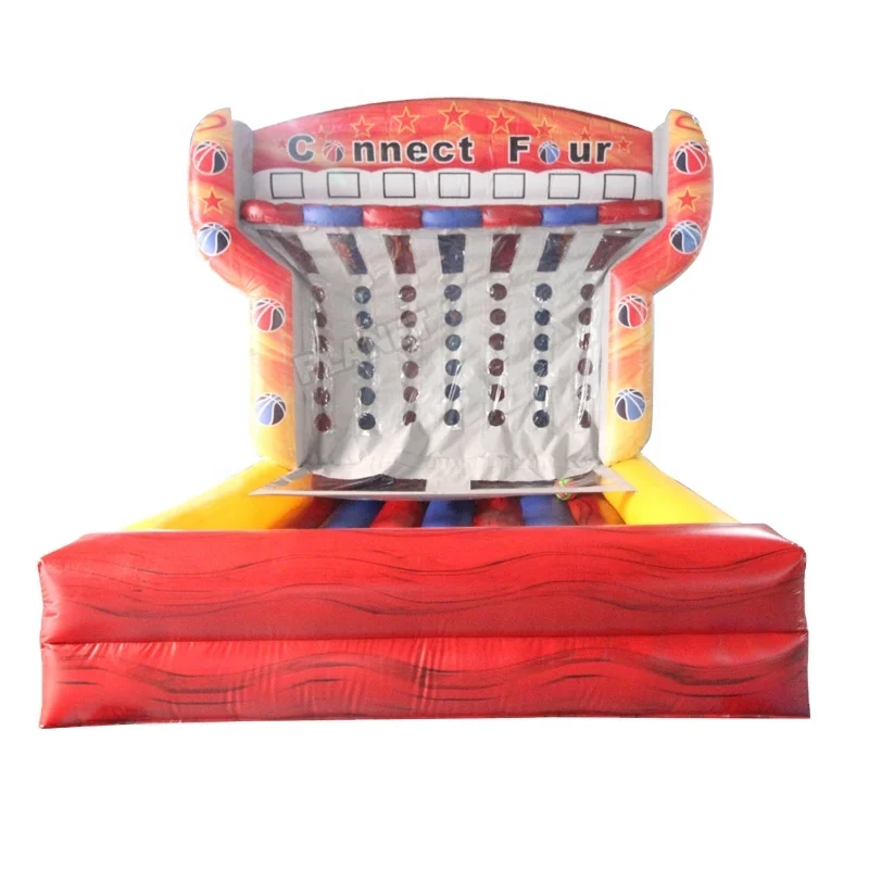 Inflatable connect 4 basketball game kids mini pvc hoop basketball inflatable game basketball game inflatable