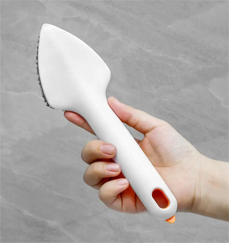 3-in-1 Multifunctional Cleaning Brush Set Magic Bathroom Floor Recessed Plastic Bristle for Thorough Crevices Cleaning