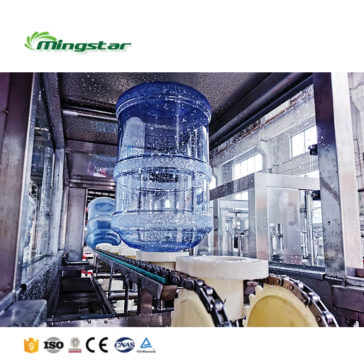 automatic bottling bucket water washing filling capping machine line 19 litre bottles 5 gallon machine