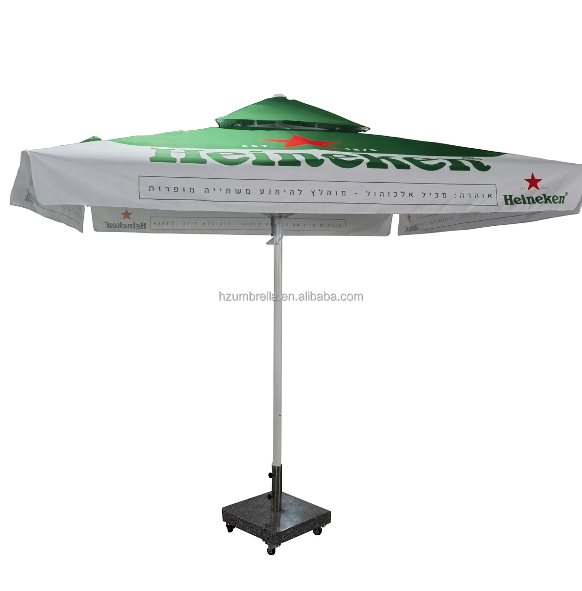 Aluminum frame big 3.5x.3.5m garden umbrella hot sell patio umbrella for 2024