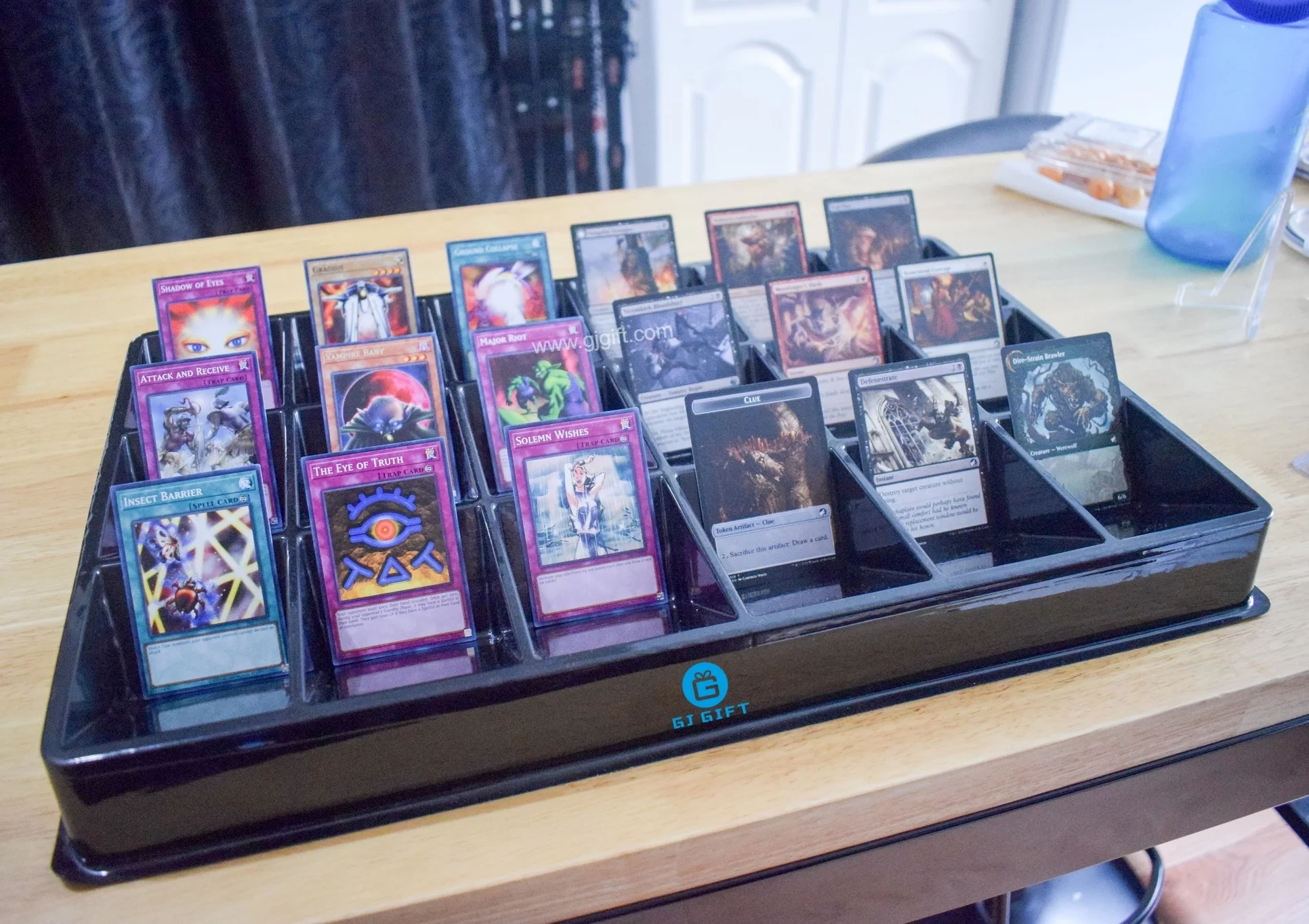 Heavy-duty strength plastic Card Sorting Tray Collection Tray card game MTG TCG magic shipping method tool for store streamer