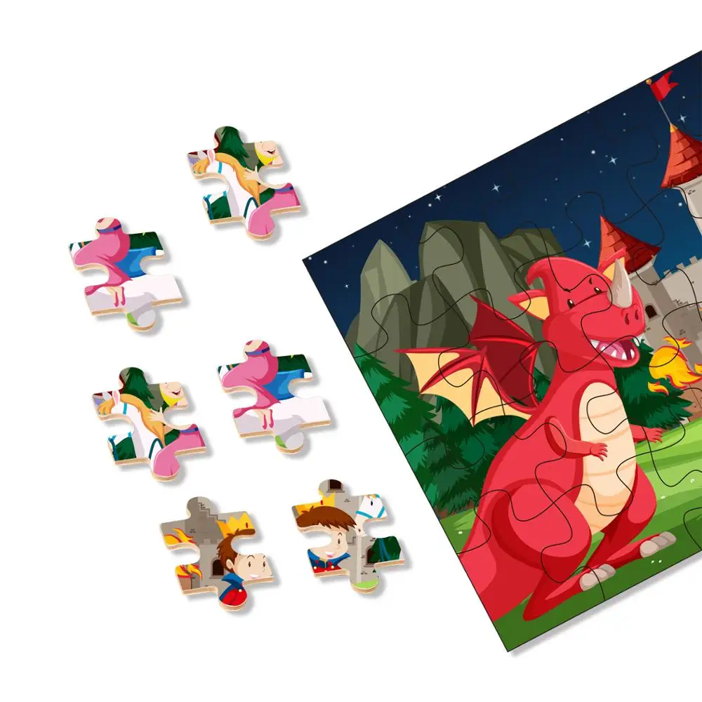 Custom Puzzle Toys Puzzle Games Animal Cartoon Puzzle For Kids