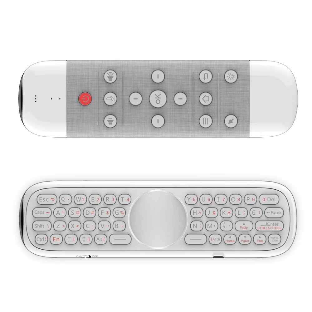 new arrival 2.4g wireless Air mouse keyboard with touchpad with IR learning and Voice function Backlight Keyboard