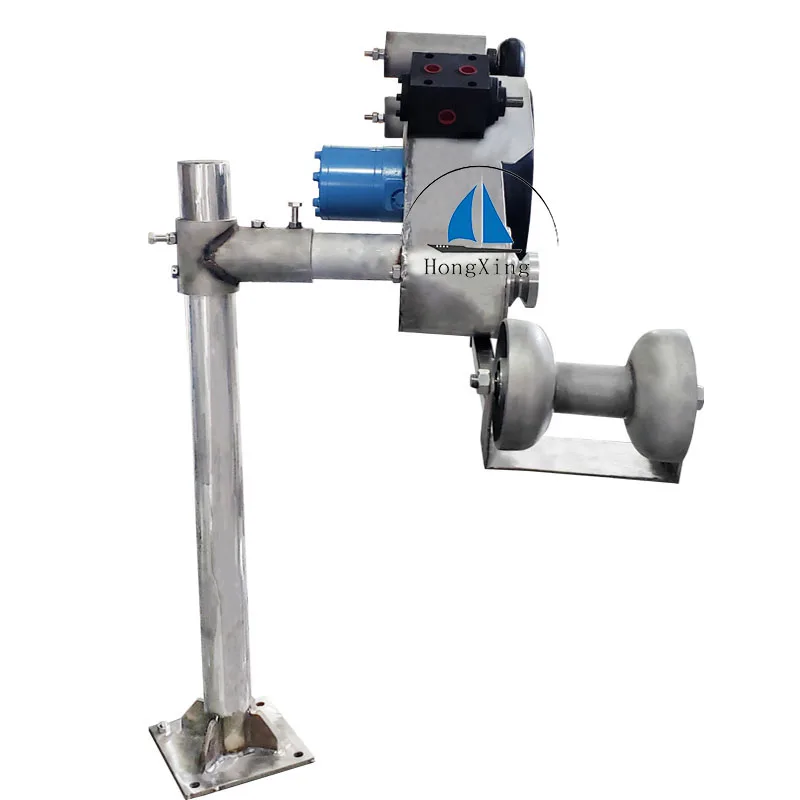 LongLine Hauler marine winch net hauler for fishing boat   Hydraulic capstan Winch for rope, wrecker, fishing boat, trawl