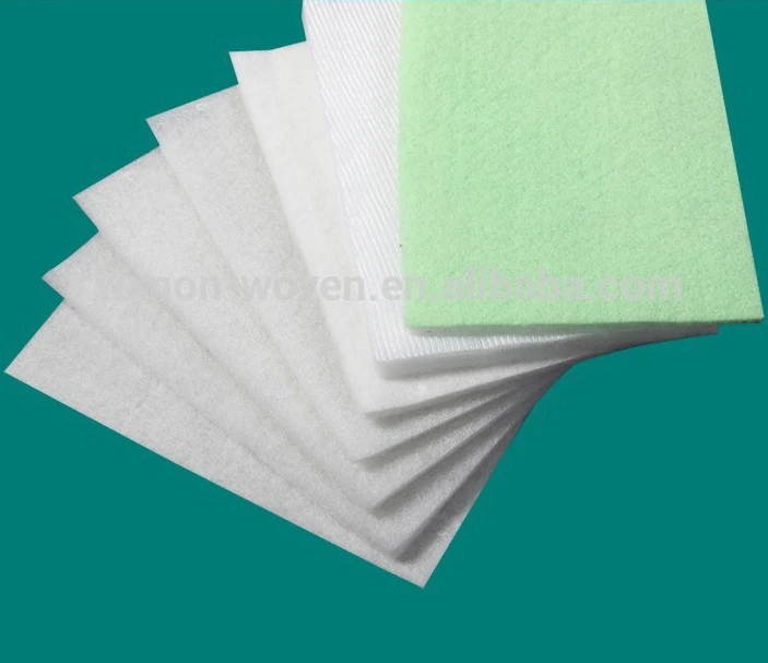 Polyester Non-woven Fabric Cloth Material G1 G2 G3 G4 F5 F6 F7 F8 F9 Thick Air Filtration Felt