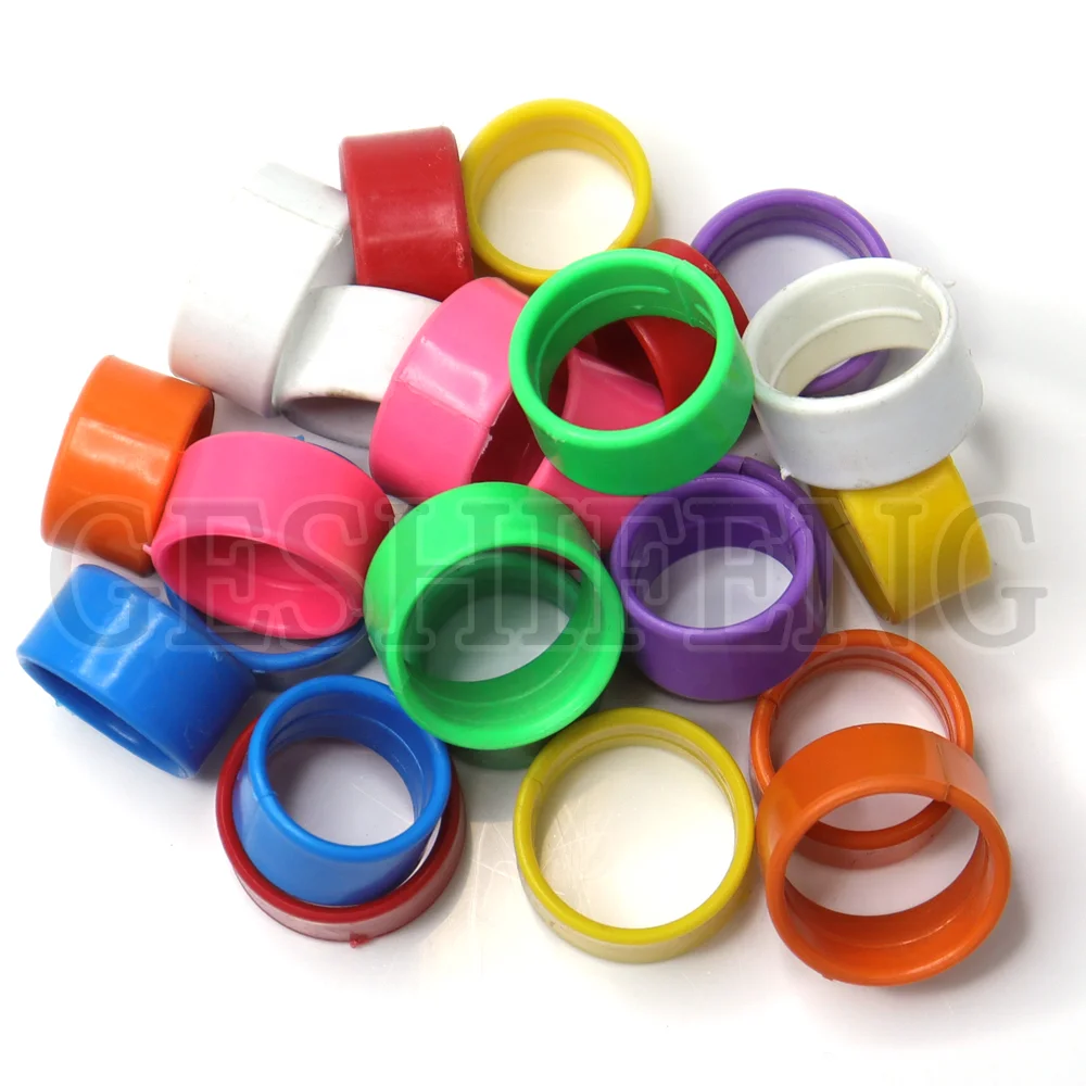 Colorful Numbered Identification Chicken Birds Leg Rings Pet Products For Birds Plastic Ring