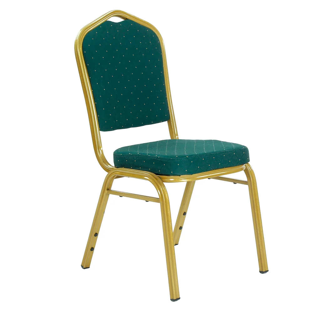 modern stackable stacking metal frame velvet wedding event furniture royal banquet chair