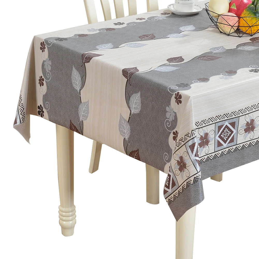 
pvc individual tablecloth printing with fabric backing compostable tablecloth roll of biodegradable tablecloth 