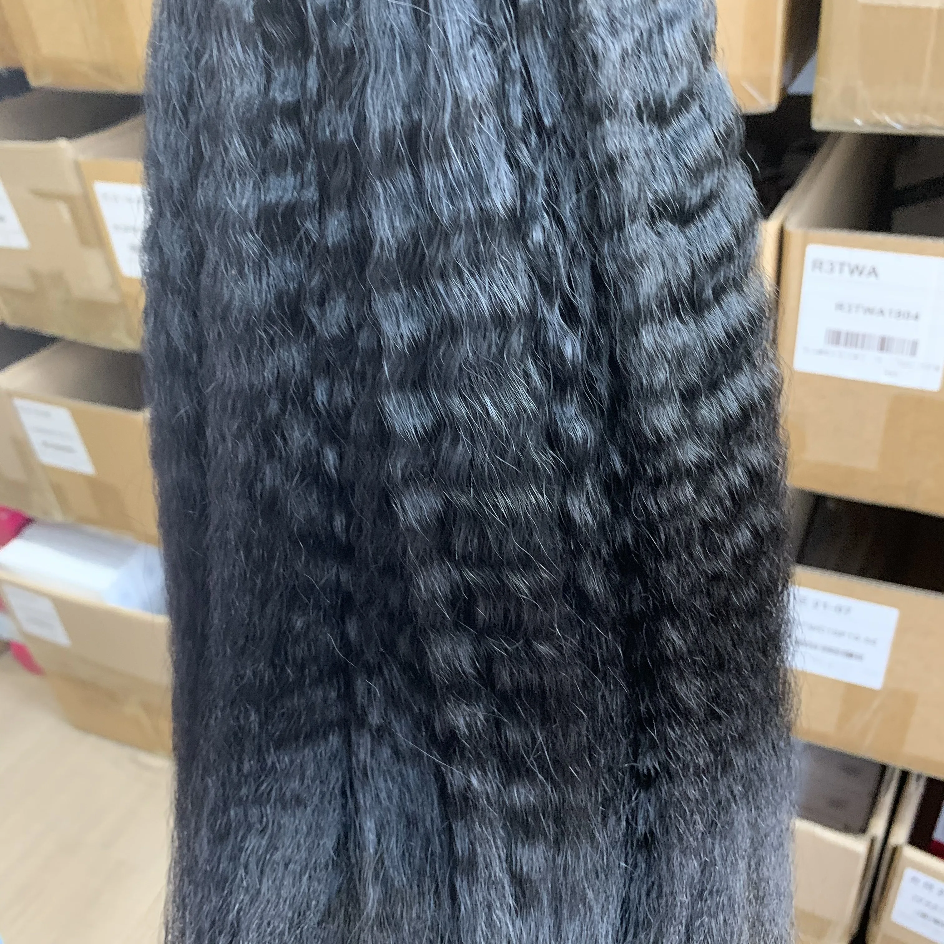 Easy to Wear Chinese Micro Loop Human Hair Extensions Remy Double Drawn Virgin Kinky Straight Micro Link Human Hair Extensions