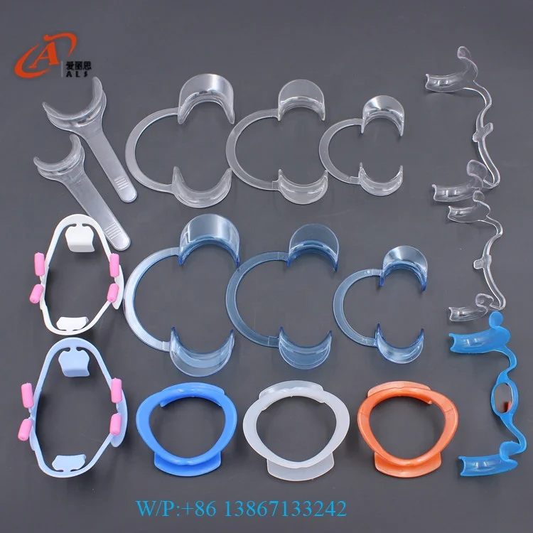 ALS China supply  Small Medium Dental Wholesale C Shape Mouth Opener Medical Lip Cheek Retractor for Teeth Whitening