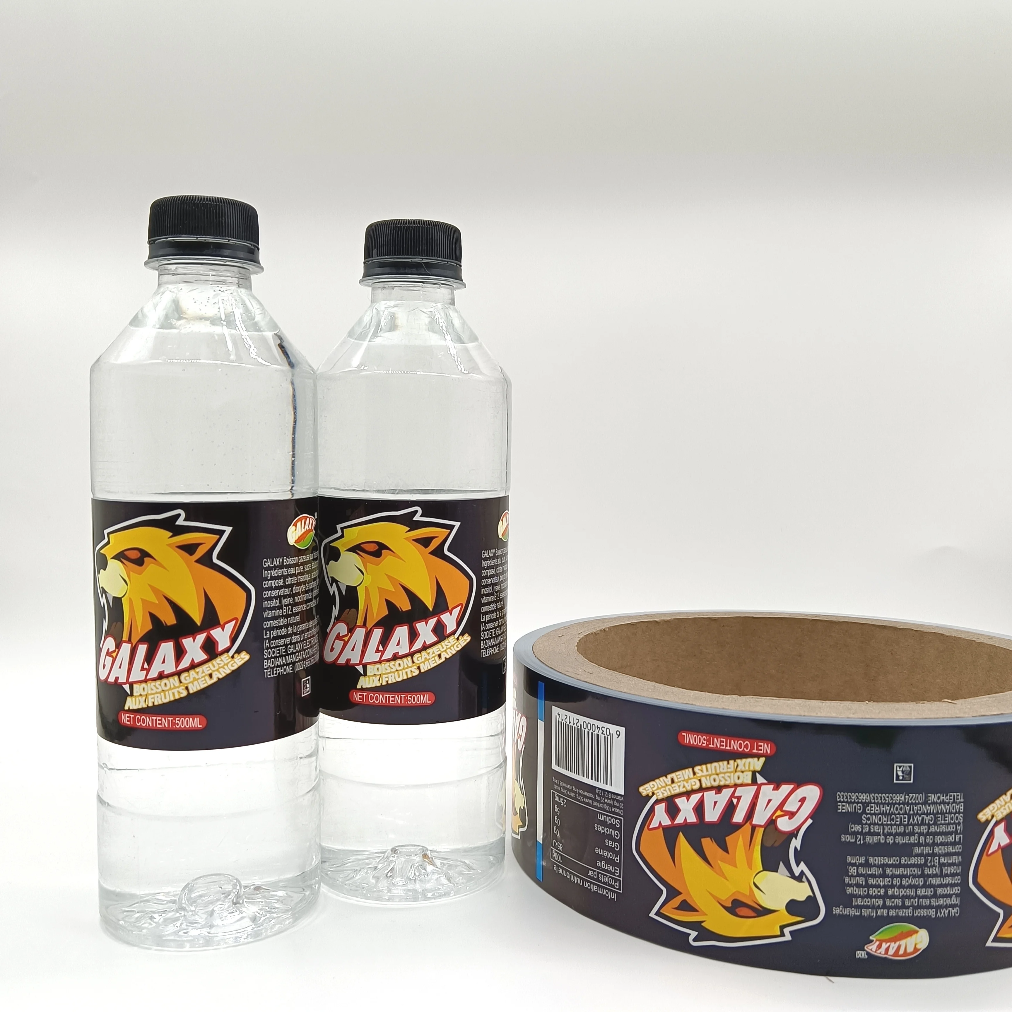 Custom designed BOPP Shrink Label for Food Industrial Use flavored juice packing Bottle Label