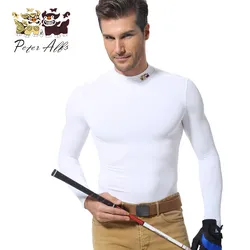 Peter Allis Summer Ice Silk Sunscreen Cool Long-sleeve Golf T-shirt for Men and Women