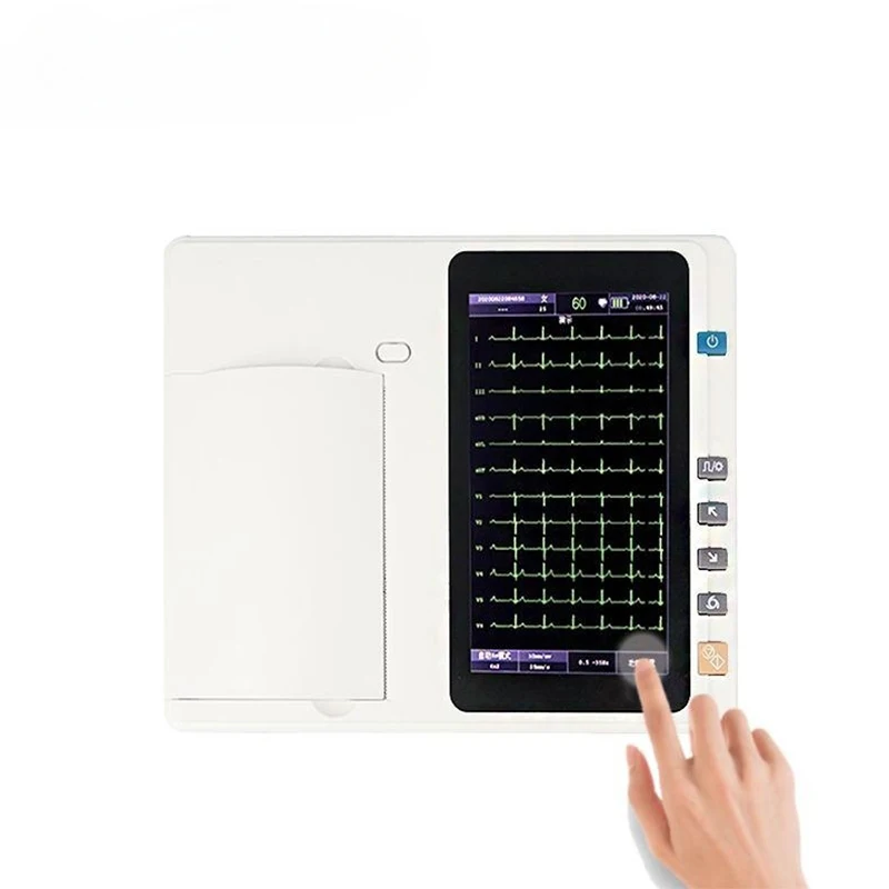 High quality digital touch screen ECG machine electrocardiogram machine