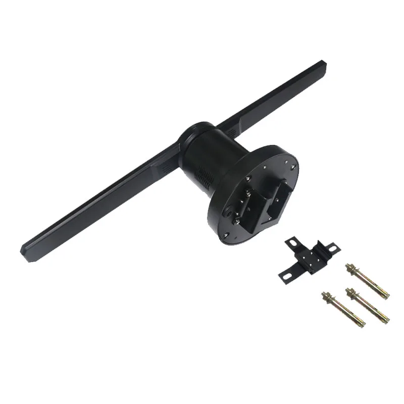 16.5 inch 384 pcs led hologram projector 3d spinning holographic air fan display