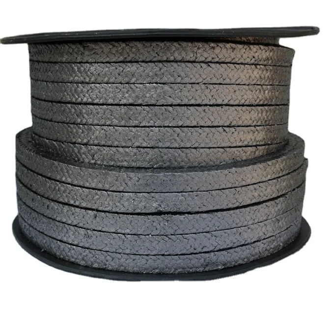 Graphite packing rope Corrosion-resistant steam pipe seal flexible graphite gland packing
