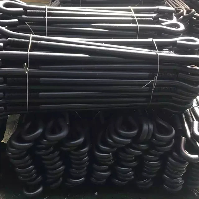 High Strength J/L/U/V Bolts Grade 4.8/8.8  Anchor Bolt Galvanized Foundation Bolt for Precast